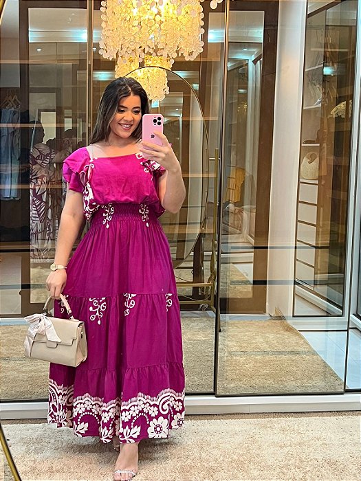 Vestido longo Plus 052