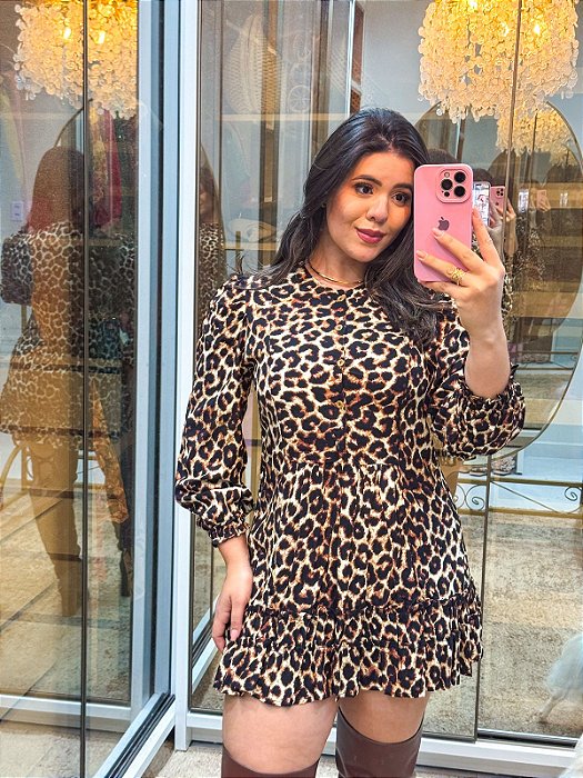 Vestido 1165, animal print