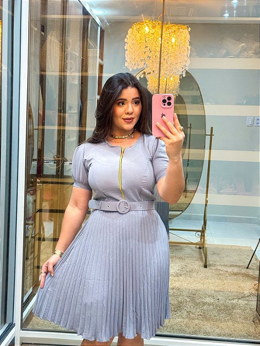 Vestido plissado 1350