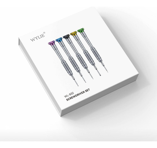 Kit De Chaves Precisão Profissional Lux De Aço Wl-832 Wylie