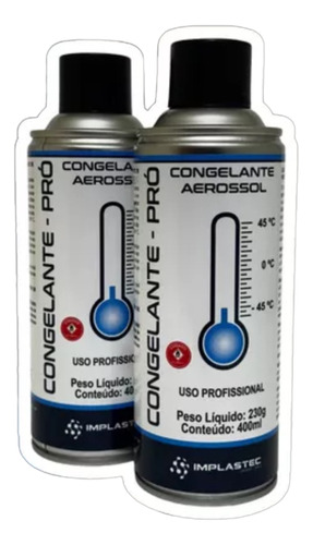 Implastec Congelante Pro 400ml - 2 Unidades Spray