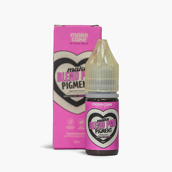 Pigmento Micropigmentação Make Cake Castanho médio Dermógrafo - 5ml