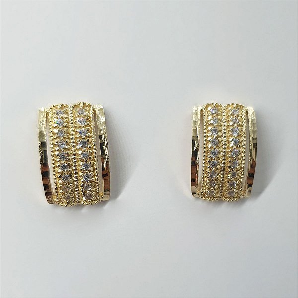 Brinco Banhado de Ouro 18K Cod218