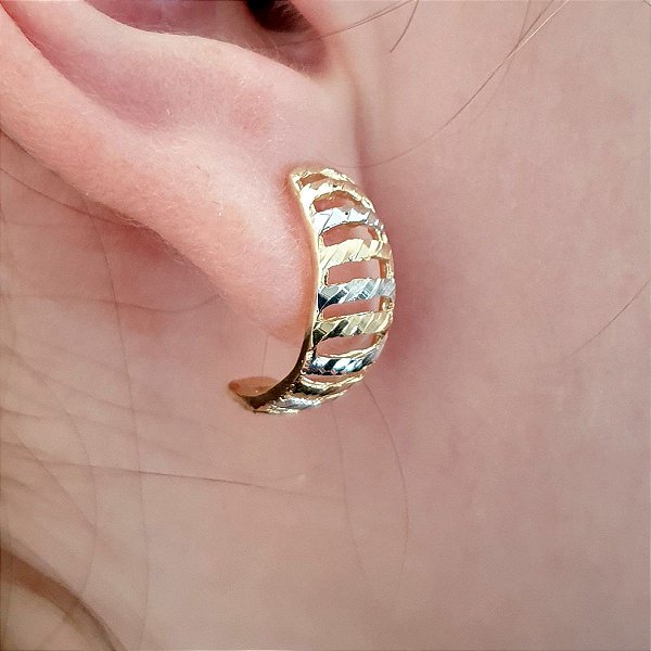 Brinco banhado a outro 18k Cod 343