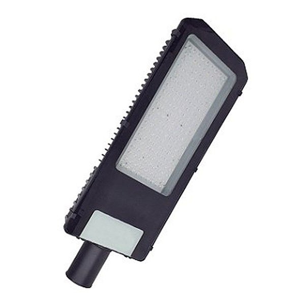 Luminária LED Pública 150W Preta SMD 6500K IP66 bivolt.