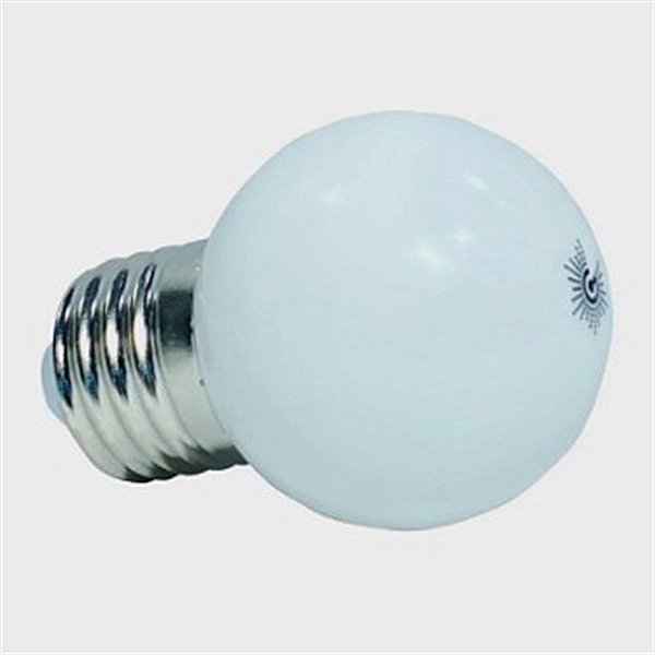 Lâmpada led bolinha G45 3w decorativa branco quente E27 127v Galaxy.