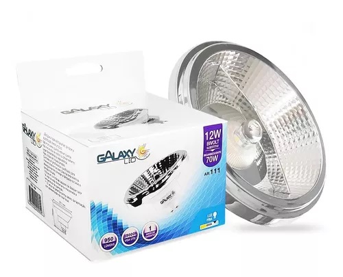 Lampada LED AR111 12w 6500k GU10 1494 bivolt Galaxy Led.