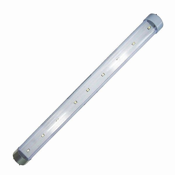 Lâmpada Tubular 9 Led Smd 30x2,6CM 6000K Bivolt 12 / 24V 2Watts.