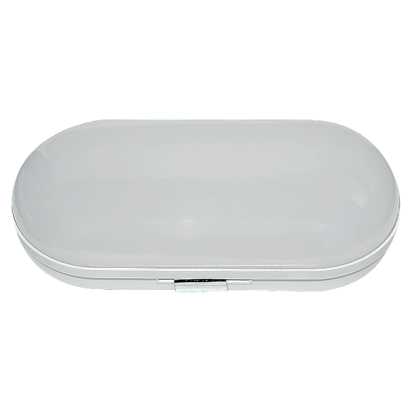 Luminária Tartaruga LED 12W bivolt 6500K branco frio IP65.