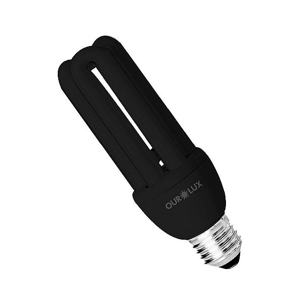 Lâmpada Fluorescente 3U 20W 220V Luz Negra.