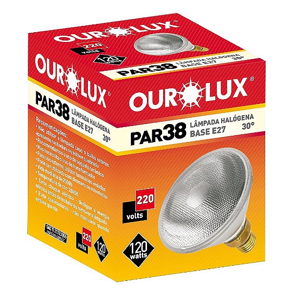 Lâmpada PAR38 120W 220V 30º.