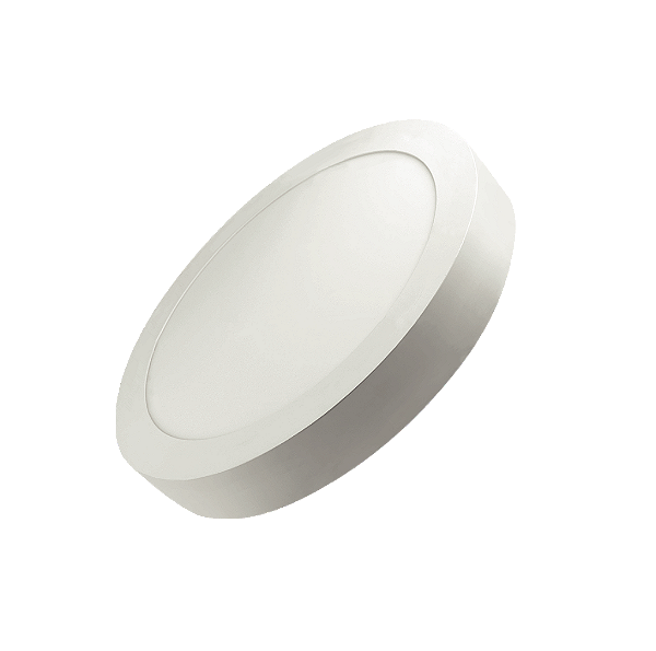Plafon Superled Sobrepor 24W Bivolt 6500K Redondo Ø 30cm.