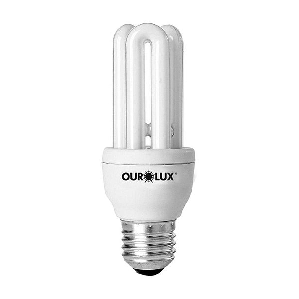 Lâmpada Fluorescente 3U 15W 220V 6400K.