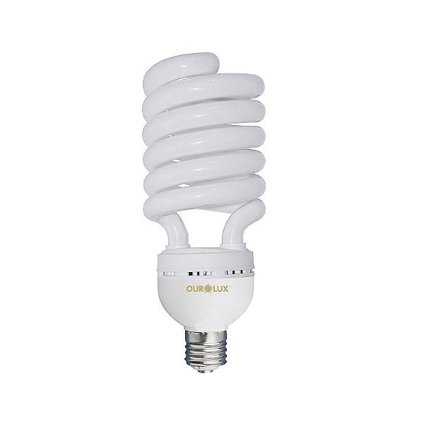 Lâmpada Fluorescente Spiralux 85W 127V 6400K E27.