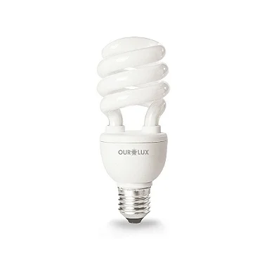 Lâmpada Fluorescente Spiralux 25W 220V 2700K.