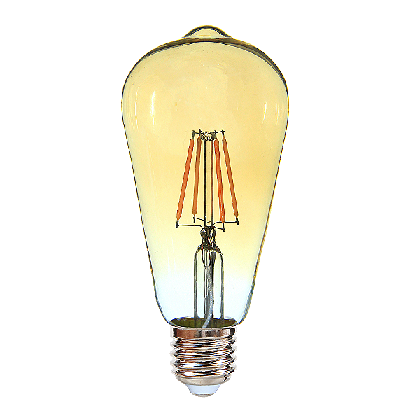 Lâmpada Filamento Superled Pêra ST64 4W bivolt 2400K IP66.