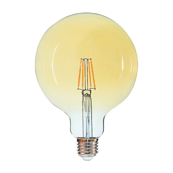Lâmpada Filamento Superled Globo G125 4W bivolt 2400K IP66.