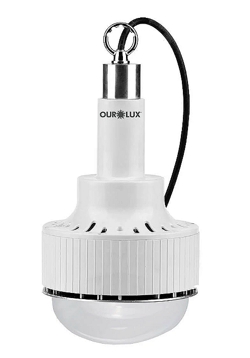 Superled Highbay 90W Bivolt 6500K Gancho Ourolux.
