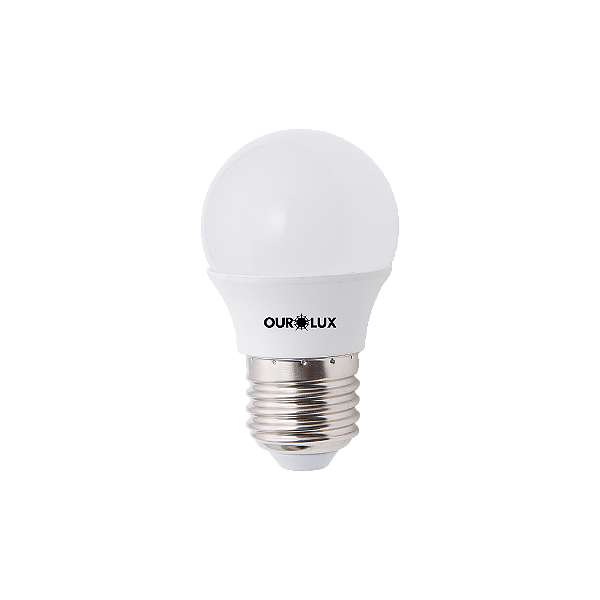 Lâmpada Superled S30 4W Bolinha Bivolt 6500K branco frio E14.