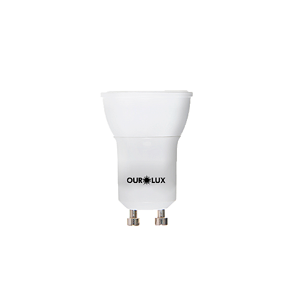 Lâmpada Superled Mini Dicróica MR-11 GU10 4W bivolt 6500K 38°.