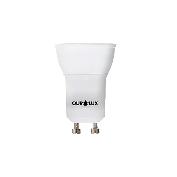 Lâmpada Superled Mini Dicróica MR-11 GU10 4W bivolt 2700K 38°.
