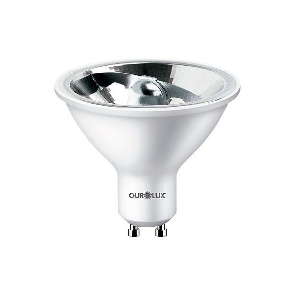 Lâmpada Superled AR70 4,8W bivolt dimerizável 2700K 24°.