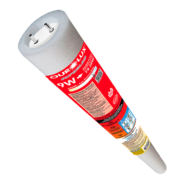 Lâmpada Superled Tube T8 9W Bivolt 6500K.