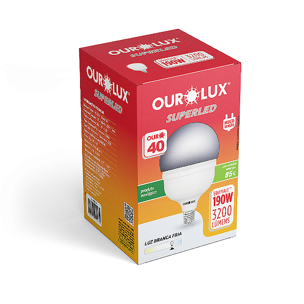 Lâmpada Superled Alta Potência T 28W Bivolt 6500K E40.
