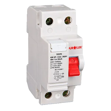 Dispositivo IDR Bipolar 40A 30mA.