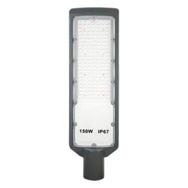 Luminária LED pública slim 150W SMD sensor Fotocélula 6500K bivolt IP67 INMETRO.