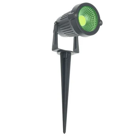 Espeto de Jardim LED COB verde 3W IP67 bivolt.