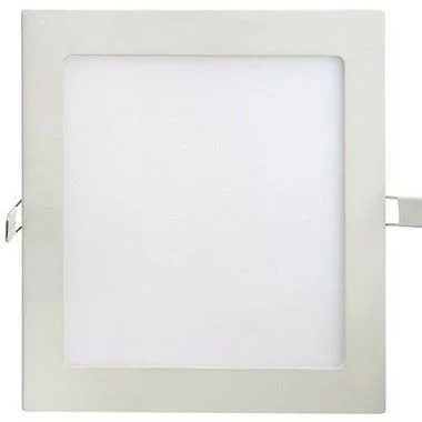 Luminária Plafon LED 18W Quadrada 22,5cm x 22,5cm Embutir 3000K bivolt.
