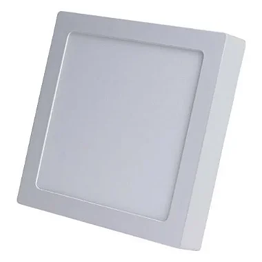 Luminária Plafon LED 25W Quadrado 30cm x 30cm Sobrepor 3000K bivolt.
