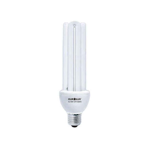 Lâmpada Fluorescente 4U 30W 220V 6400K.