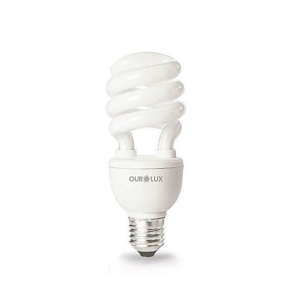 Lâmpada Fluorescente Spiralux 25W 220V 6400K.