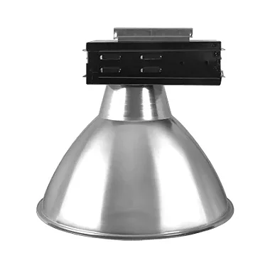 Luminária Industrial com alojamento caixa preta 20 polegadas E27.