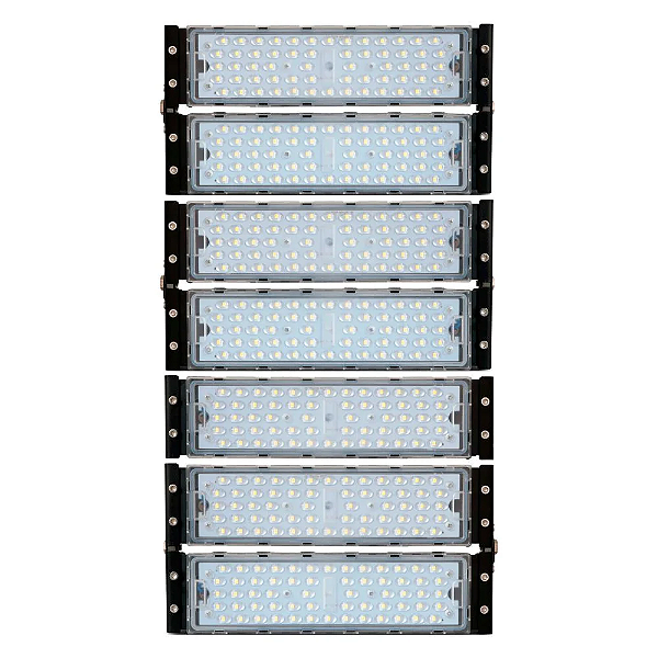 Refletor Industrial holofote modular LED 350W 6500K branco frio IP67.