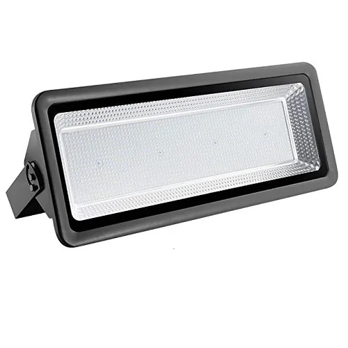 Refletor LED 800W 6500K branco frio preto SMD IP66 bivolt.
