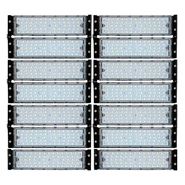 Refletor Industrial holofote modular LED 700W 4000K branco neutro IP67.