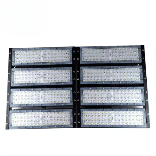 Refletor industrial led modular 400W 3000K branco quente bivolt IP67.