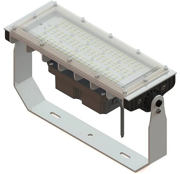 Refletor profissional LED Osram industrial 50W 6000lm IP66 bivolt.