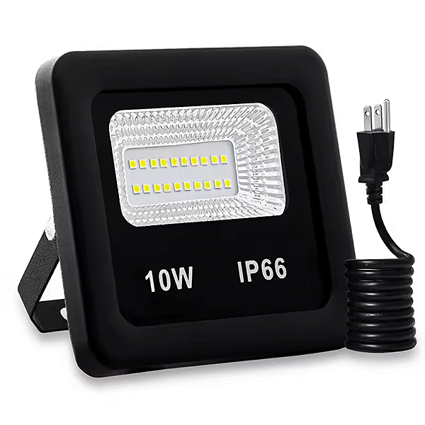Refletor LED 10W Preto SMD Verde bivolt IP66.