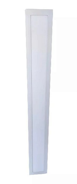 Luminária Plafon LED 72W Retangular 15cm x 120cm Embutir 6500K bivolt.