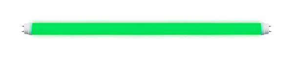 Lâmpada LED tubular Verde 9W bivolt 60cm.
