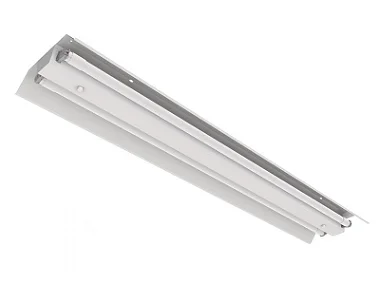 Luminária industrial lateral para 2 lâmpadas 9/10W 60cm.