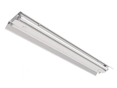 Luminária industrial lateral de alto rendimento para 2 lâmpadas 9/10W 60cm.