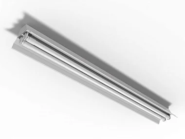 Luminária industrial para 1 lâmpada 9/10W 60cm.