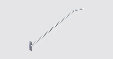 Suporte para luminária pública com sapata curvo 3,0 metros Ø 48mm.