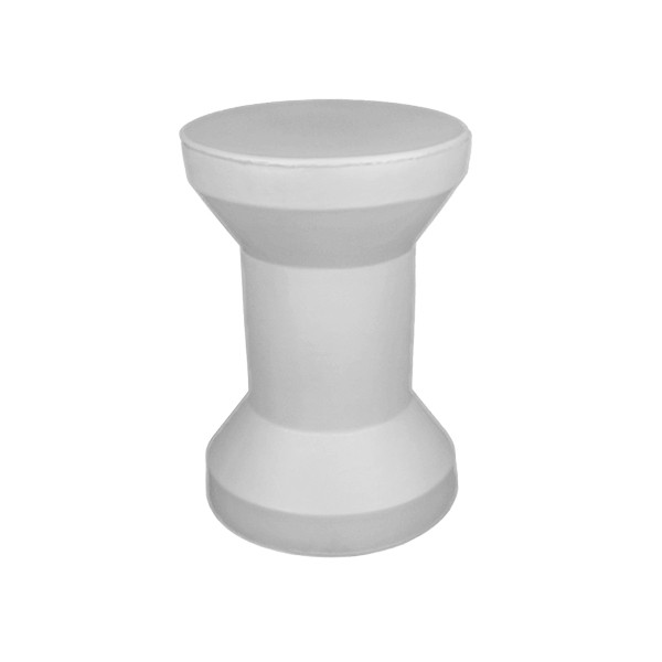 Luminária Banco Carretel Ø31x46cm Polietileno Branco.