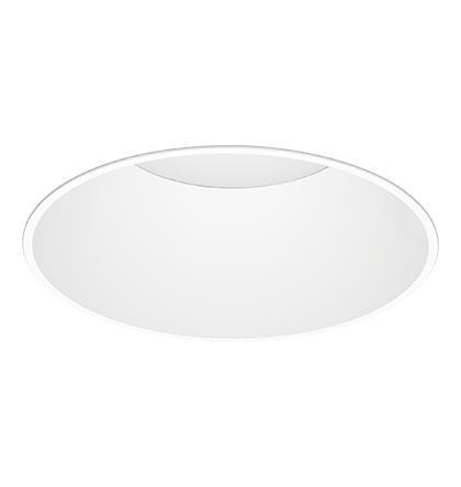 Spot de Embutir LED Daka Redondo Recuado 2700K 18,1W Bivolt Ø21,2x11,6cm Alumínio Branco Fosco Microtexturizado.